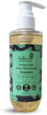RUSTIC ART Aloe Clary Sage Shampoo 210gm (New)(210 ml)