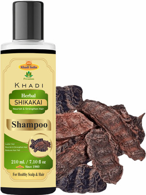 Premium Khadi Natural Shikakai Shampoo(210 ml)