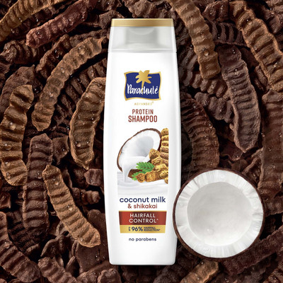 Parachute Advansed Hair Fall Control Protein Shampoo Coconut Milk & Shikakai(340 ml)