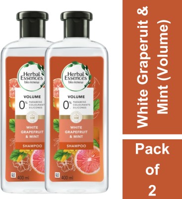 Herbal Essences Bio: Renew White Grapefruit & Mint (Pack of 2) Shampoo(800 ml)