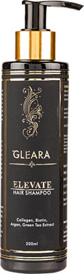 GLEARA Hair Shampoo with Aloe Vera & Argan Oil | Sulfate-Free Gentle Cleanse(200 ml)