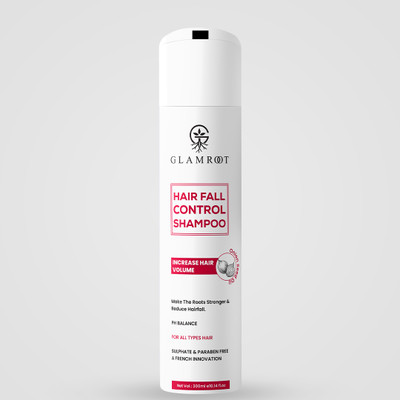 glamroot Anti Hair Fall Shampoo with Onion Extract - Increase Volume, Strengthen Roots(0.3 L)