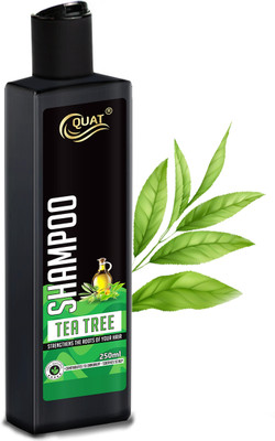 QUAT Tea tree hair shampoo for strengthens the hair roots and long shiny hair(250 ml)