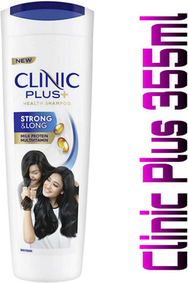 Clinic Plus MILK PROTEIN ++ MULTI VITAMIN STRONG&LONG HEALTH SHAMPOO(355 ml)