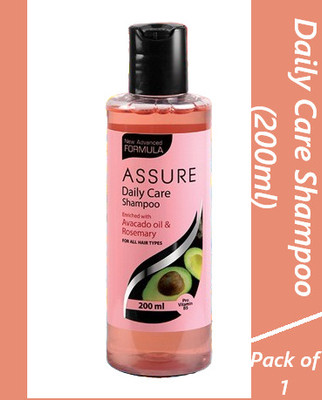 ASSURE Daily Care Shampoo, Enriched With Avocado& Rosemary Pack of 1(200 ml)