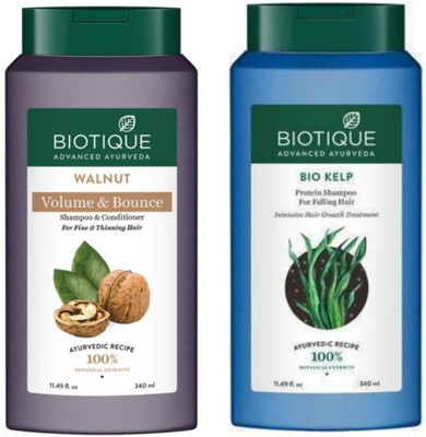 BIOTIQUE Ocean Kelp & Walnut Shampoo 340Ml (Set 2)(680 ml)