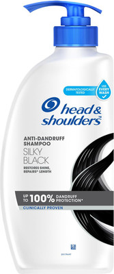 Head and Shoulders Silky Black Anti Dandruff Shampoo 1000ML(1 L)