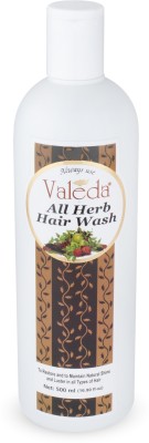 Valeda Herbal All Herb Hair Wash - 'Lather Free', 'No Added Fragnance' ,'9 Herbs' Single Miracle Product - For all Hair Problems - Formulation Since 1880(100 ml)