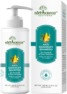 Earth Science Ayurveda Anti Dandruff Shampoo, Control Scalp Irritation & Treat Dandruff(200 ml)