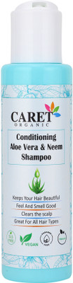 Caret Organic Conditioning Aloevera Shampoo for Frizz Control(100 ml)