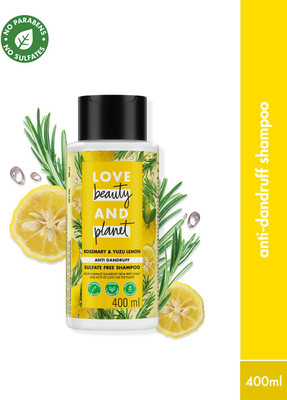Love Beauty And Planet Rosemary & Yuzu Lemon Anti Dandruff Shampoo(400 ml)