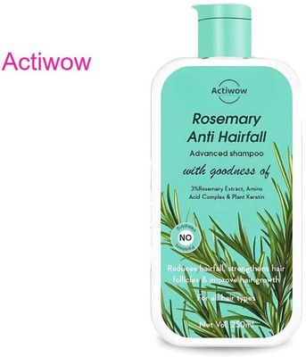 ACTIWOW Rosemary Shampoo For Reducing Thin Hair and Adding Volume(300 ml)