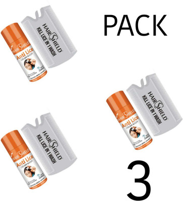 HAIRSHIELD ONE WASH REMOVE EGGS NYMPH &NITS REMOVE (90) ML(90 ml)