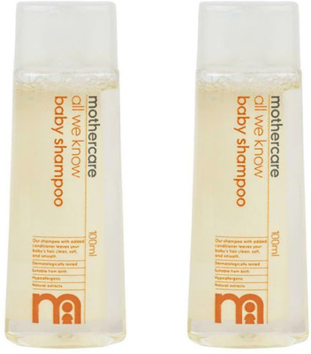 Mothercare ALL WE KNOW BABY SHAMPOO 100ML EACH (PACK-2)(200 ml)