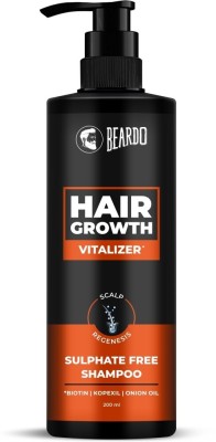 BEARDO Hair Growth Vitalizer Sulphate Free Shampoo | Hair Fall Control(200 ml)