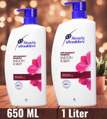 Head and Shoulders Smooth and Silky Anti Dandruff Shampoo(1650 ml)