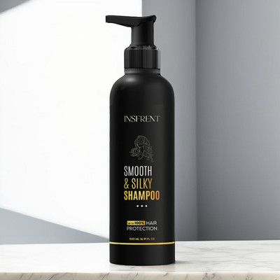 insfrent Smooth And Silky, Hair Shiner Shampoo With Conditioner Pack Of 1(500 ml)