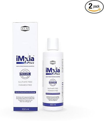 KLM LABORATORIES iMxia Plus Hair Strengthening Shampoo 150ml | Anti-Hair Fall(150 ml)