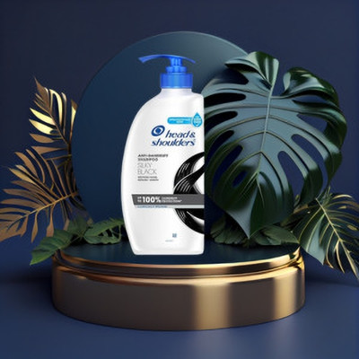Head and Shoulders Silky Black Anti-Dandruff Shampoo(1000 ml)