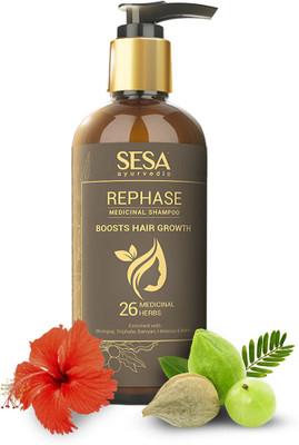 SESA Rephase Ayurvedic Shampoo for Hair Fall control and Promotes Growth(300 ml)