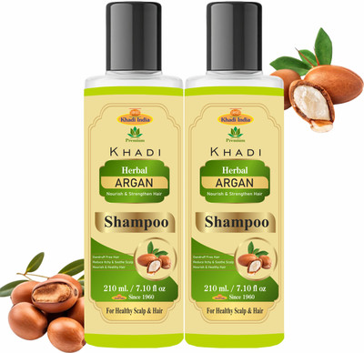 Premium Khadi Natural Argan Shampoo(420 ml)