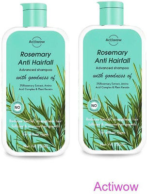 ACTIWOW Rosemary Shampoo For Encouraging Hair Regrowth and Reducing Fall A001(500 ml)