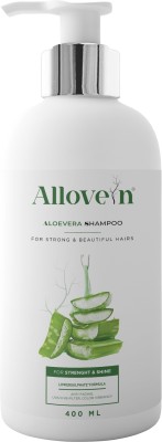 allovein Aloevera Shampoo 400ml – Nourishing & Hydrating Hair with Aloevera Extract(400 ml)