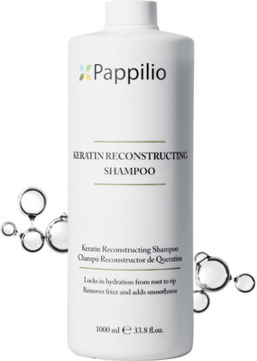Pappilio Keratin Reconstructing Shampoo | Sulfate-Free | Frizz & Damage Repair Care(1000 ml)