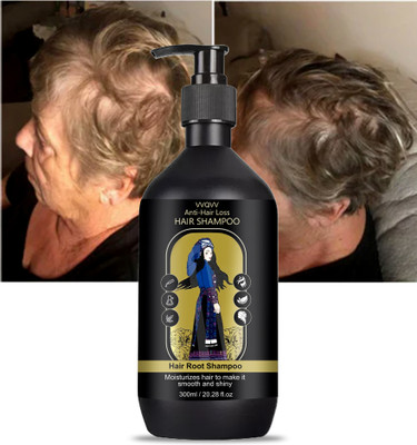 vvqvv Organic Ginger Extract Shampoo – Combat Hair Fall & Promote Regrowth(300 ml)