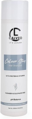 Calveo Colour Saty Hair Shampoo for Coloured hair| Sulphate & Paraben Free(300 ml)