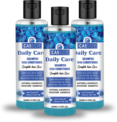 Cassidy Daily care shampoo with conditioner 100ML pack of 3(300 ml)
