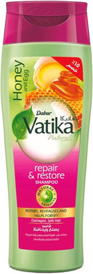VATIKA Honey & Egg With Repair & Restore Shampoo - 360ml(360 ml)
