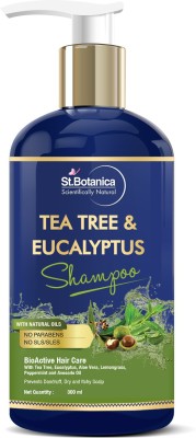 St.Botanica Tee Tree & Eucalyptus for Soothes, Prevents Dandruff, Dry & Itchy Scalp(300 ml)