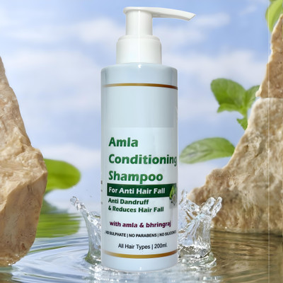 Glamezone Amla Bhringraj Shampoo For Men And Women | for Smooth & Soft Hair(200 ml)