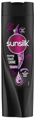 SUNSILK Stunning Black Shine Shampoo 180 ml(180 ml)