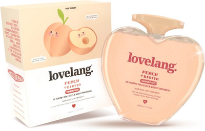 lovelang Peach + Biotin Shampoo for Hair Fall & Thinning(230 ml)