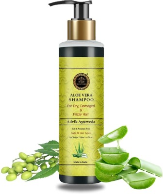 Advik Ayurveda Aloe Vera Shampoo Extract Aloe Vera Shampoo for dry & Frizzy Hair(200 ml)