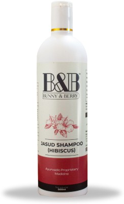 B&B BUNNY & BERRY Hibiscus (Jasud) Shampoo with Conditioner for Men & Women 500ml(500 ml)