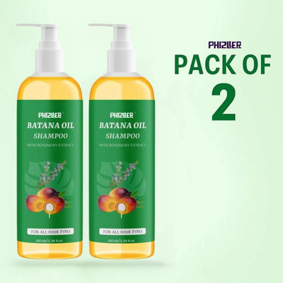 PHIZLLER Batana Oil Rosemary Shampoo for Silky Shiny Smooth Healthy Hair(200 ml)
