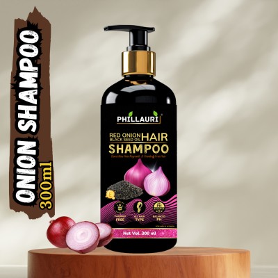 Phillauri Black Seed Oil Onion Shampoo For Hair Growth & Hair Fall Control(300 ml)
