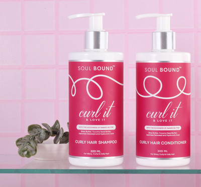 SOUL BOUND Curl It & Love It Curly Hair Shampoo Pack of 2(600 ml)