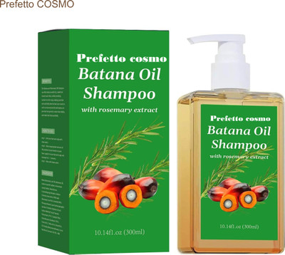Prefetto COSMO Shampoo with Batana Oil & Rosemary for Shine(300 ml)