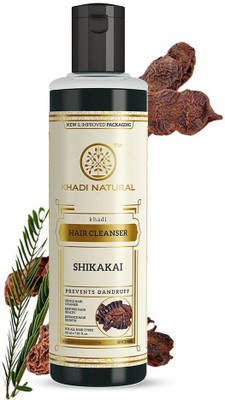 KHADI NATURAL Ayurvedic Shikakai Hair Cleanser/Shampoo(210 ml)