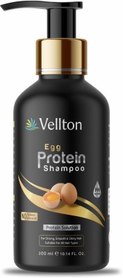 vellton Egg Shampoo Protein Solutions Hair Fall Prevent Shampoo, With Egg White Protein(300 ml)