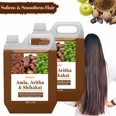 Sonavi Anti Dandruff Hair Shampoo with Conditioner for Silky and Shiny Hair(2 L)