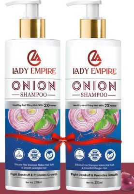 Lady Empire Combo 2X Power Onion With Aloe Vera Shampoo For Hair Health Care, Men & Women(500)