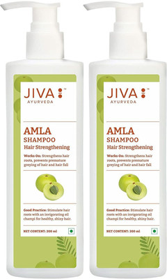 JIVA AYURVEDA Amla Shampoo-Ayurvedic Shampoo For Preventing Hairfall & Breakage(400 ml)