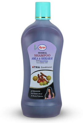 Ayur Amla & Shikakai With Reetha Shampoo 1 Ltr Pack(1000 ml)
