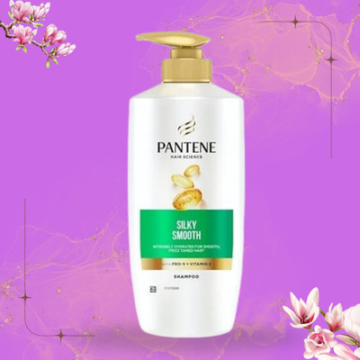 PANTENE Hair Science Silky Smooth Shampoo with Vitamin E (650 ml) 001(650 ml)