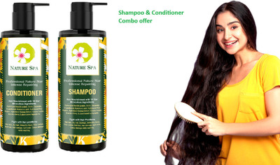 NATURE SPA Professional Nature Star Intense Repairing shampoo & Conditioner(400 ml)
